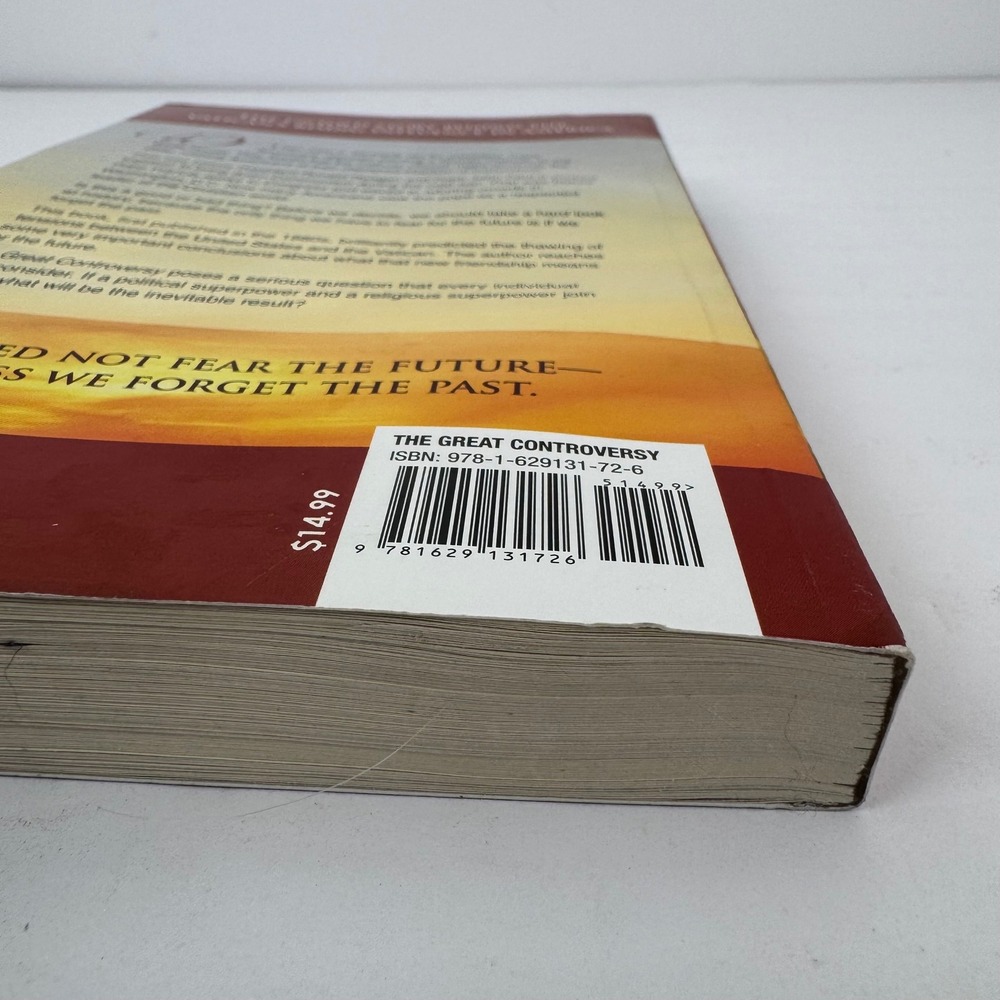 The Great Controversy Ellen G White Paperback Religion History Vatican - Picture 3 of 5